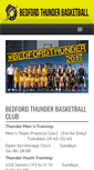 Mobile Screenshot of bedfordthunder.com