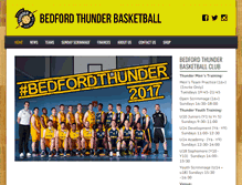 Tablet Screenshot of bedfordthunder.com